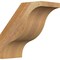 Ekena Millwork 4"W x 8"D x 8"H Funston Rough Sawn Knee Brace, Western Red Cedar BRC04X08X08FST00RWR - alternate 1
